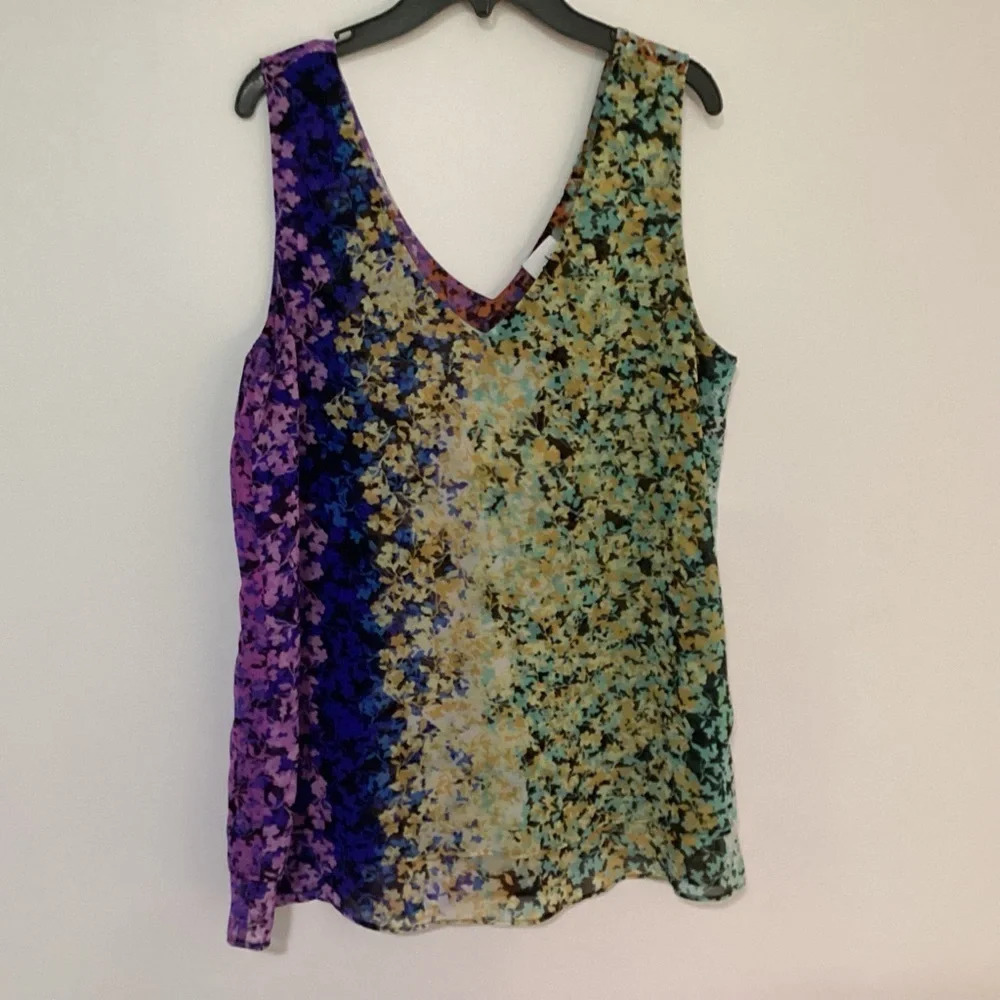 Cabi #5538 Wraparound Floral Blouse